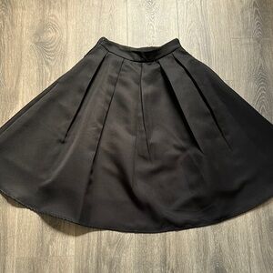 💕BOGO💕 Elegant Black full Pleated Skirt with pockets *read description*